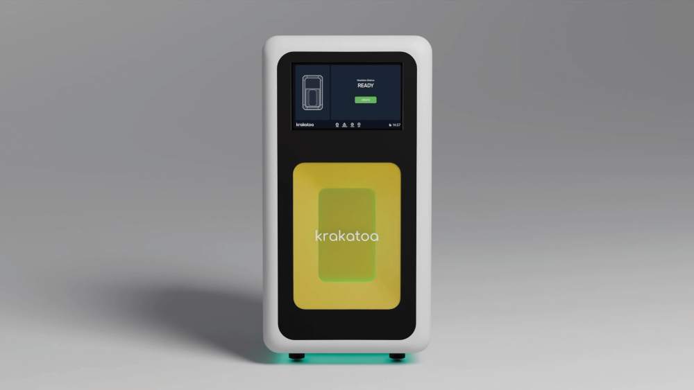 Krakatoa K500 on-demand media system unit for sterile media and buffer preparation