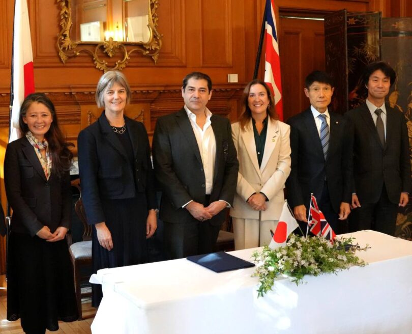 Oxford Nanopore A.D.A.M. Innovations genomic collaboration Japan signing event