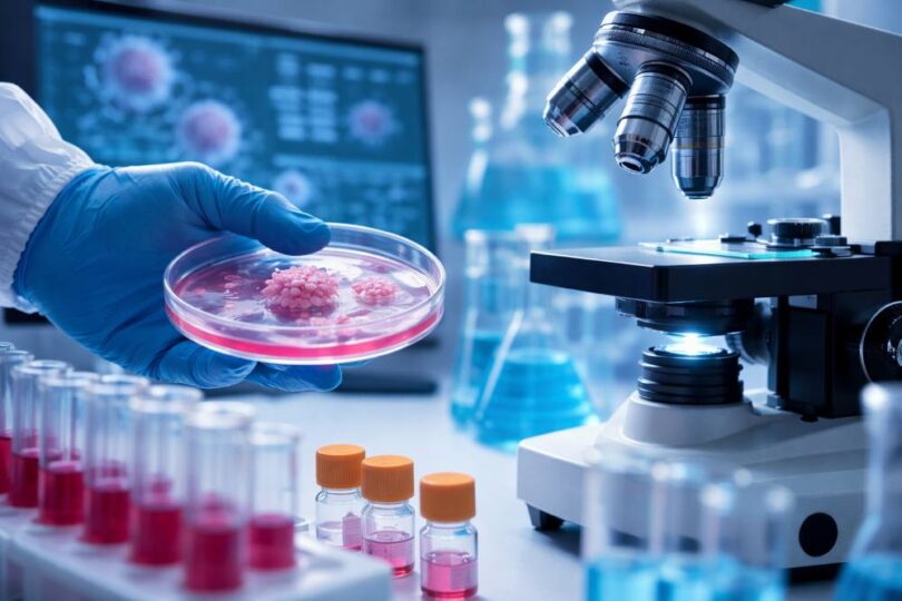 metastatic colorectal cancer study immunotherapy research in laboratory