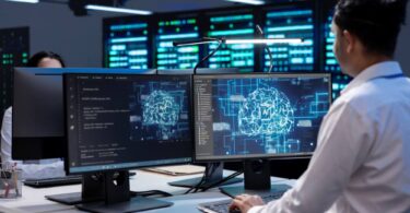 AI drug discovery models analysing molecular research data