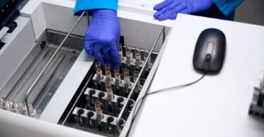 Laboratory handling biological samples for genomic research in Alliance for Genomic Discovery dataset studies