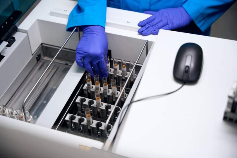 Laboratory handling biological samples for genomic research in Alliance for Genomic Discovery dataset studies