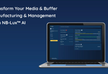 NB-Lux AI digital platform for media and buffer manufacturing management